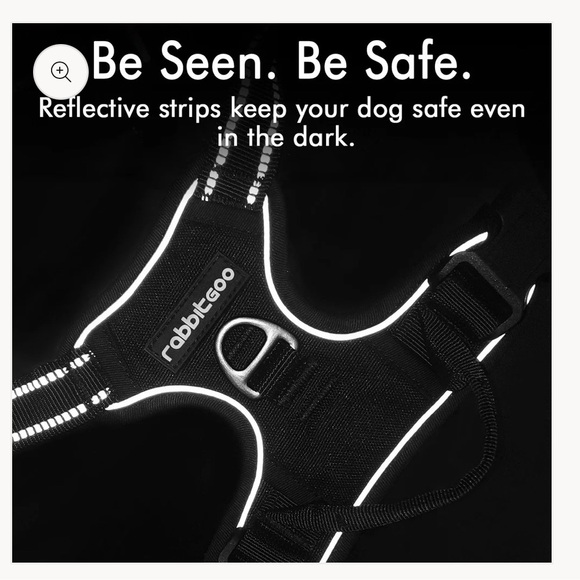 NWT Rabbitgoo dog harness blue.size small, adjustable and reflective - Picture 8 of 13